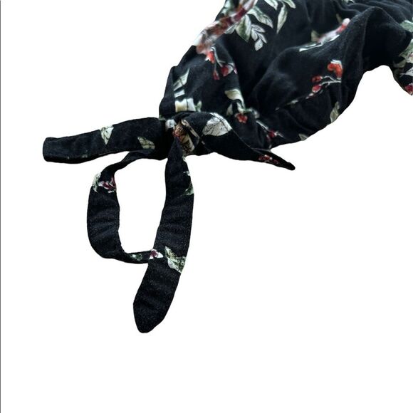 Xhilaration Off The Shoulder Ankle Boho Wide Leg Floral Pantsuit Romper Size S - Picture 6 of 14